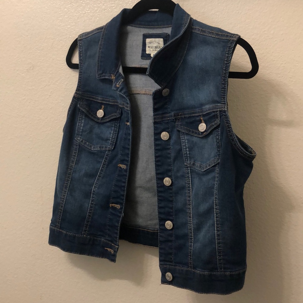 Wax Jean Denim Vest